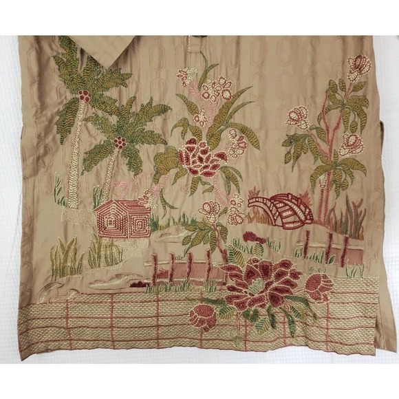 Limelight ~Woman Size L~ Brown Kurta Embroidered Dress Tunic Long Sleeve. - Picture 5 of 12